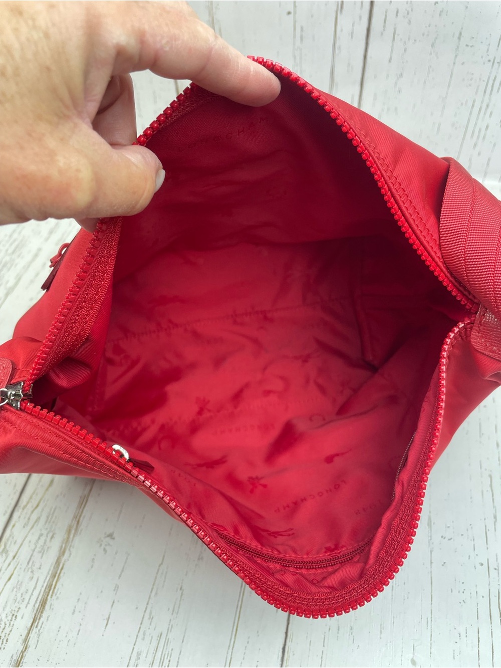 Longchamp‎ Le Pliage Original Nylon Crossbody/Shoulder Bag - Picture 14 of 16